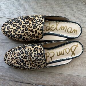 Sam Edelman Leopard Print Mules